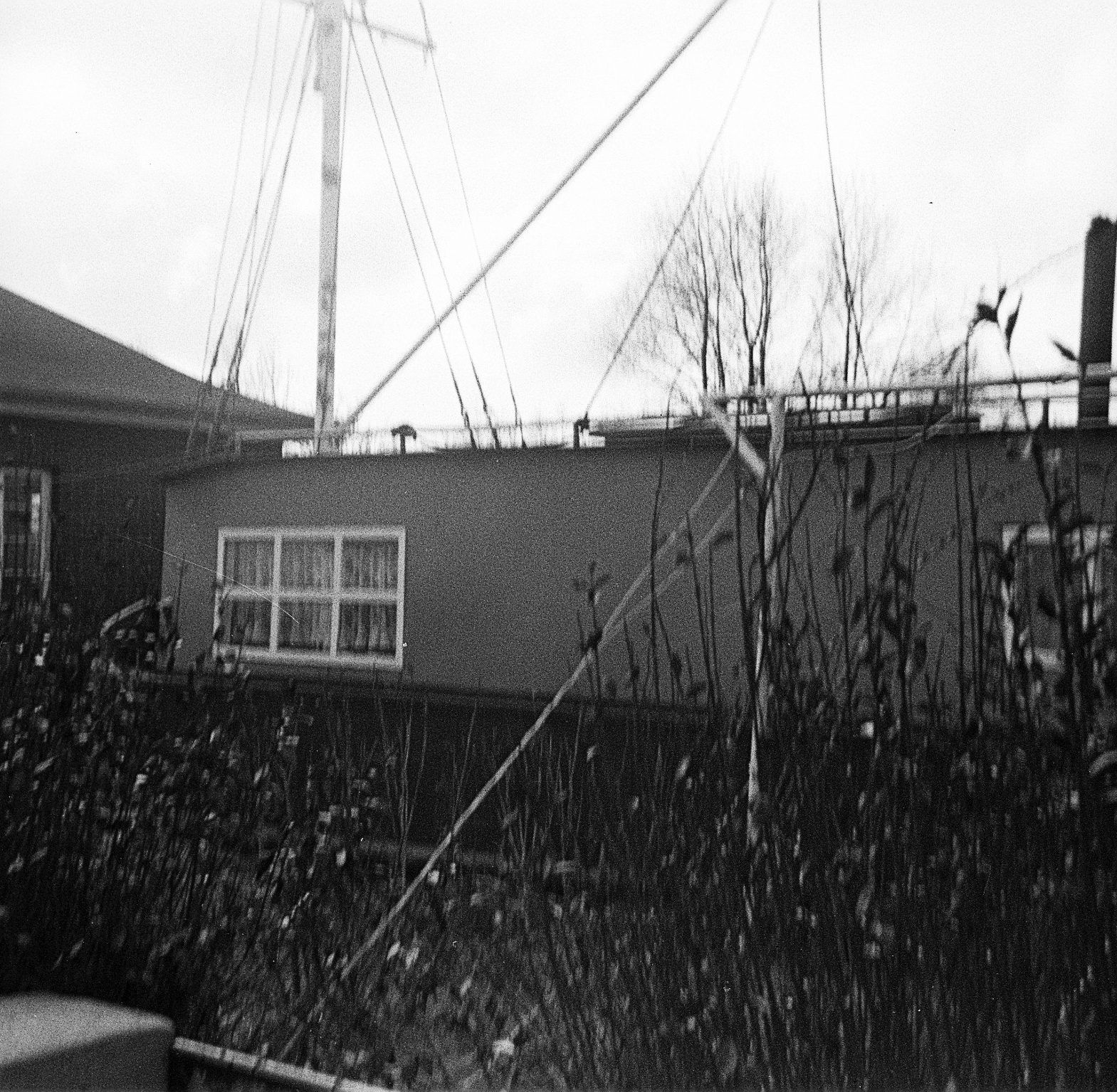 Foto von dem Haus des Tauchers im Emder Hafen aus dem Jahr 1967