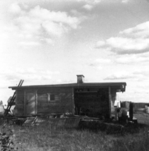 Sommerhaus im Oulujoki in Finnland. In den Sommerferien 1967. Fotograf: Erwin Thomasius.